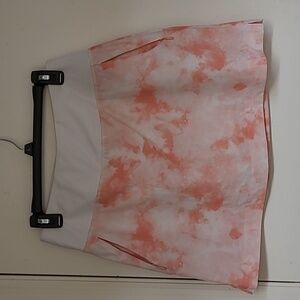 PTA sports peach and white print Skorts